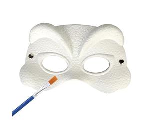 HOTTERCOS Masque de dinosaure blanc à faire soi-même pour Halloween, cadeau de Noël pour filles et garçons (blanc)