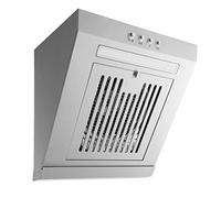 Hottes de cuisine, petite hotte aspirante en acier inoxydable, hotte aspirante latérale 230 W avec LED, 17 M³/min, LED, ventilateur d'extraction mural 400 mm