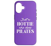 Hotties Do Pilates Hot Girls Go Pilates is My Happy Gym Hour Coque pour iPhone 16