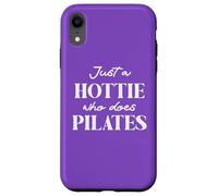 Hotties Do Pilates Hot Girls Go Pilates is My Happy Gym Hour Coque pour iPhone XR