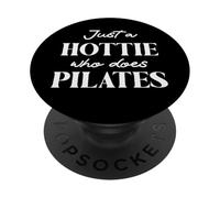 Hotties Do Pilates Hot Girls Go Pilates is My Happy Gym Hour PopSockets PopGrip Adhésif