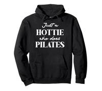 Hotties Do Pilates Hot Girls Go Pilates is My Happy Gym Hour Sweat à Capuche