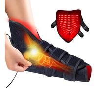 Hottoerak Lumière Rouge Thérapie pour les Pieds, Chaussures à Lampe Infrarouge 165LEDs avec Minuterie, Lumières Infrarouges 660 nm & 850 nm pour les Chevilles, les Tibias, les Pieds et les Orteils