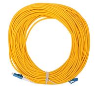 Hottptyer Cordon de raccordement à fibre optique monomode 20 m LC UPC vers | Câble de raccordement à fibre optique à faible perte d'insertion, transmission de données en céramique, performance stable
