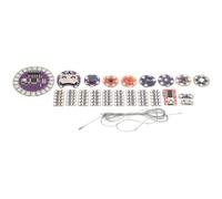 Hottptyer Kit électronique de couture pour circuits imprimés | Apprenez les circuits en utilisant un kit électronique de couture avec fil conducteur LED, boutons, interrupteurs et lumière