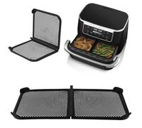 HOTUT 2 Pièces Grille Anti Projection pour Air Fryer Ninja 10,4 L AF500EU, Réutilisable Silicone Anti Eclaboussure pour Prévient Eclaboussures Graisse Protection Air Fryer (pliable)
