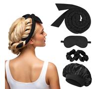 HOTUT Boucle Sans Chaleur, 5PCS Ensemble de Boudin Cheveux Bandeau, Bigoudi Boucle Cheveux De Sommeil Doux, Brushing Naturel, pour Longs et Moyens Bricolage