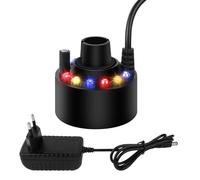 HOTUT Brumisateur Halloween, Brumisateur Ultrason LED, Nébuliseur à Ultrasons pour Halloween, Atomiseur d'eau à Ultrasons pour Halloween Citrouille Et Pot De Sorcière