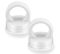 HOTUT Clés Magnétiques de Rechange, 2 Pièces Clé de Sécurité Enfant pour Serrures de Placard, Sécurité Enfants et Protege Porte Bebe, pour Serrures Magnétiques en Armoires, Tiroirs, Portes - Anneau