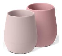 HOTUT Gobelet d'apprentissage en Silicone, 2 Pièces 60ml Tiny Cup pour Bébé, Tasse Apprentissage Bébé avec Poignées Ergonomiques Faciles à Saisir, pour la Formation à l'alimentation des Nourrissons