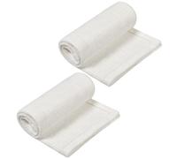 Hotut Lot de 2 couvertures douces 100 % coton cellulaire, chaudes et confortables, 70 x 98 cm, blanc, unisexe, toutes les saisons