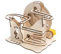 HOTUT Maquette Mécanique en Bois Mécanique de Puzzle, Puzzle en Bois 3D Simple, Maquette Jeu de Bille Orbitale, pour des Enfants, des Adolescents et des Adultes