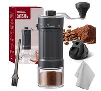HOTUT Moulin à café manuel externe réglable avec broyeur conique en céramique de haute précision, 40 niveaux réglables, pour Aeropress, Expresso, Pour Over, French Press et cafetière à moka