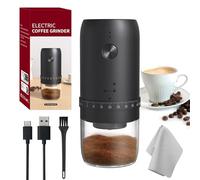 HOTUT Moulins à café électriques, petit moulin à café rechargeable, moulin électrique à 40 niveaux réglables avec noyau en céramique, moulin à café à piles 1800 mAh pour voyage, camping