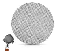 HOTUT Passoire à Expresso, 51,5mm Filtre Réutilisable en Acier Inoxydable, 150 μm Puck Screen 1,7 mm d'épaisseur Filtre Expresso pour Bottomless Porte-Filtre Machines à Expresso