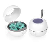 HOTUT Stérilisateur de Sucette Portable, Pacificateur Stérilisateur UV, Boîte Désinfectante à Sucettes, Élimine 99% des Germes, Boîte de Stérilisation UV, Rechargeable Type-C(Grand)