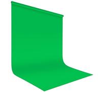 HOTUT Toile de Fond Vert 1,5x2m, Bonvvie Fond Photo Résistant aux Rides, Tissus pour Fond Photo, Fond de Photographie Écran pour la Photographie, Le Streaming et, Youtube, Zoom
