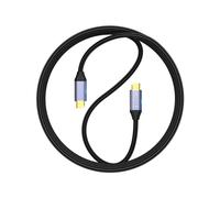 HOTUTUKI 10 Gbps cable usb c transfert données, cable usb c vers usb c 1m,100W 20V/5A câble usb c rapide, Transmission vidéo 4K @ 60Hz pour tablettes, hubs, cable usb c 3.1