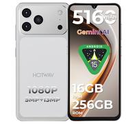 HOTWAV A17 Pro Max Téléphone Portable, 4G Android 15 6.75" 120Hz 5160mAh | Longue Autonomie Batterie, Caméra 13MP Stockage16 Go+128 Go Extensible 1To Octa Core Garantie 2 Ans Pas Cher
