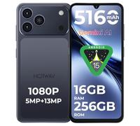 HOTWAV A17 Pro Max Téléphone Portable Débloqué 4G Android 15 Grand Écran 6.75" 120Hz Longue Autonomie Batterie 5160mAh Caméra 13MP Stockage 128GB Extensible 1TB Octa Core Garantie 2 Ans Pas Cher