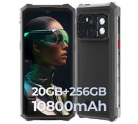 HOTWAV Cyber 13 Pro Téléphone Portable Incassable, 20Go+256Go Noir
