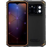 HOTWAV Cyber 13 Téléphone Portable 6.6 Android 14, 10800mAh, 16Go+128Go, 64MP+16MP,Empreinte digitale,Face ID,Dual SIM 4G - Orange noir