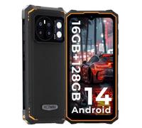 HOTWAV Cyber 13 Téléphone Portable Incassable,16Go+128Go Orange
