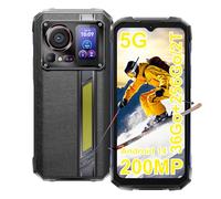 HOTWAV Hyper 7 Pro 5G Téléphone Incassable, 36Go+256Go/TF 2To, 10800mAh | Android 14 Smartphone, 200MP+32MP Caméra, 6.6" FHD+Incassable, Dual SIM, WLAN 5/NFC/Face ID/OTG/GPS/2 Ans de Garantie