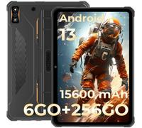 HOTWAV R7 Tablette Incassable, 15600mAh,12Go+256Go Orange