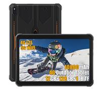 HOTWAV R8 2025 Tablette Incassable 10.1 Pouce, 10800mAh Telephone Incassable Android 14, IP68 Imperméable Tablette, 12Go+128Go+1To SD, 2 Haut-Parleur Stéréo,Double SIM, 4G LTE, 5G WiFi,GPS,OTG,FM
