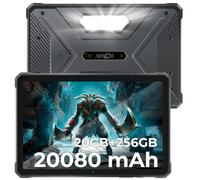HOTWAV R9 Pro Tablette Incassable, 20GB + 256GB/TF 2TB Tablette Tactile, 20080mAh Battery, Écran 11" FHD+, Android 14 Tablette, 64MP+16MP/Octa-Core/Dual SIM 4G/WLAN 5G/IP68&IP69K/Face ID/GPS/OTG