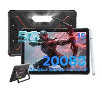 HOTWAV R9 Ultra 5G Tablette Incassable, 24Go + 512Go/TF 2To Android 15 Tablette Tactile, Écran 11" 2K FHD+ Tablette avec Stylet, 20080mAh, 64MP+16MP, Dual SIM/WLAN 5/Octa Core/Gemin AI/IP68&IP69K/OTG
