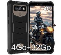 HOTWAV T5 Pro Téléphone Portable Icassable, 4Go + 32Go ROM/TF 512Go, Batterie 7500mAh, Écran 6.0''HD+, Telephone Portable Pas Cher Android 12, Caméra 13MP, Dual SIM 4G/OTG/GPS-Noir