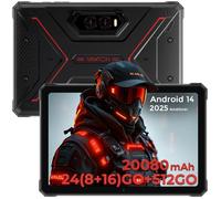 HOTWAV Tab R9 Plus Tablette Robuste Tactile 2K 11"" Écran Batterie 20080mAh Tablette PC Étanche 24(8+16)Go+256Go 64MP