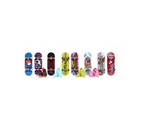 Hot Wheels Skate Fingerskate Tony Hawk Pack avec 8 fingerboards montés et 4 paires de chaussures pour doigts, pack exclusif, Jouet Enfant, Dès 5 ans, HMY19