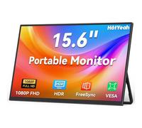 HotYeah Moniteur portable, écran d'ordinateur portable 15,6" 1080p FHD USB-C HDMI écran externe HDR FreeSync IPS avec béquille et haut-parleur, 2ème écran pour ordinateur portable, PC, Mac, téléphone