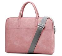 HotYou 13-13.3 Pouces Sac à Main Homme Porte-Documents Oxford Sacoche Business Serviettes Pochette d'Ordinateur Sac Bandoulière, Pink Version 1