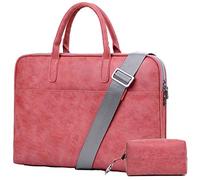 HotYou 15-15.6 Pouces Sac à Main Homme Porte-Documents Oxford Sacoche Business Serviettes Pochette d'Ordinateur Sac Bandoulière,Paquet d'accessoires, Rouge Version 1 Set