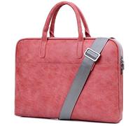 HotYou 15-15.6 Pouces Sac à Main Homme Porte-Documents Oxford Sacoche Business Serviettes Pochette d'Ordinateur Sac Bandoulière, Rouge Version 2