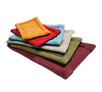 HotYou Coussin Chien Dehoussable - Tapis ChienLit pour Chien en Peluche - Matelas pour Chien Lavable et Antidérapant,Blanc Beige,XL (105 * 68 * 4CM)