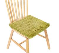 HotYou Coussins de Chaise décoratives en Fausse Fourrure Coussin d'Assise Coussin de Chaise Fauteuil pour Chaise de Salle à Manger,Vert,40 * 40 CM