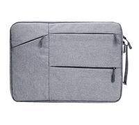 HotYou Funda Bolso 15.4 Pulgadas Para Laptop, Portátiles, macbook, Notebook, ultrabook y MacBook Manga Bolsa Blanda Protectora Acolchado Con Cremallera y ASA,Gris