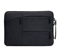 HotYou Funda Bolso 15 Pulgadas Para Laptop, Portátiles, macbook, Notebook, ultrabook y MacBook Manga Bolsa Blanda Protectora Acolchado Con Cremallera y ASA,Negro