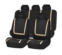HotYou Housses de siège Universelle pour Auto Couverture de siège de Voiture,Amovible et Lavable,Beige