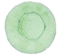 HotYou Lit Peluche pour Chien de Taille Petit Moyenne Grand - Lit d'intérieur en Forme de Beignet pour Chat - Panier Rond pour Chaton,Vert 1,80 CM(<25KG)