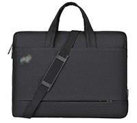 HotYou Multi-Fonctionnel Mallette Business Affaire/étui Messenger avec poignée et bandoulière,Noir,13" (35 * 27 * 3.5) CM