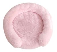 HotYou Panier pour Chien, Lit pour Animaux, Coussin, Canapé, Rembourrage Doux, Peluche, Bords Surélevés, Housse Amovible et Lavable, Antidérapant,Pink 3,60 CM（<7.5KG）