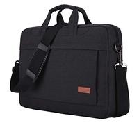 HotYou Sac à Bandoulière 14 Pouces Ordinateur Portable, 15" Sacoche Notebook pour Dell Alienware/MacBook/Lenovo/HP, Voyage, Entreprise, Université et Bureau,Noir,14 Pouces