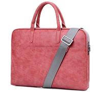 HotYou Sac à bandoulière Sacoche Housse Pochette pour Ordinateurs Portables 14 Pouces, Rouge Version 1