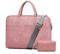 HotYou Sac à bandoulière Sacoche Housse Pochette pour Ordinateurs Portables 15.6 Pouces,Paquet d'accessoires, Rouge Version 1 Set